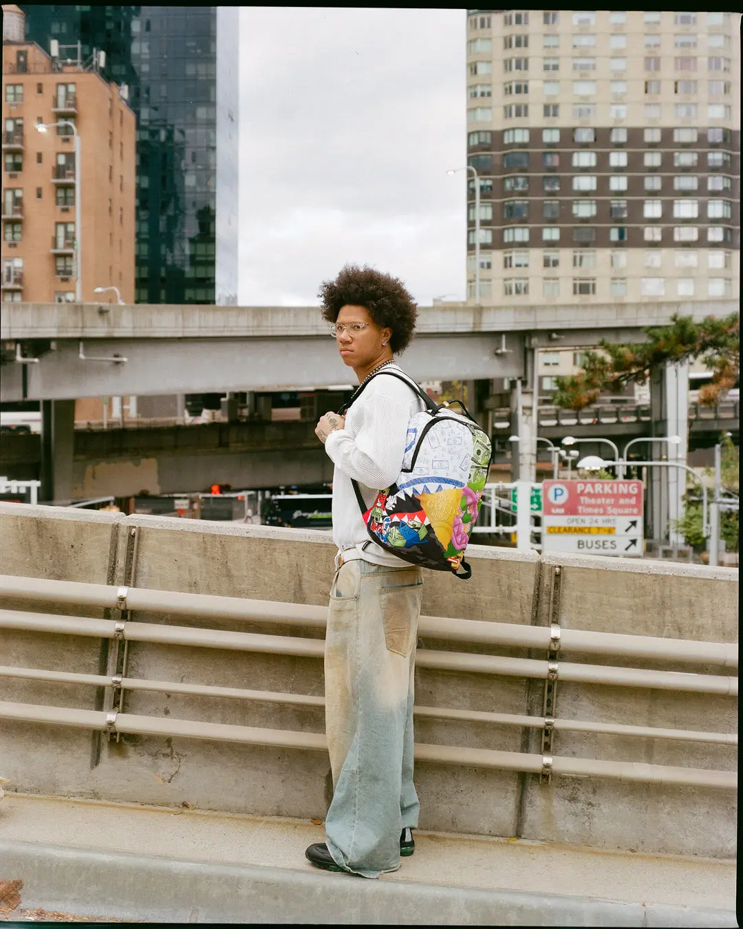 MEAN MONEY COLLAGE BACKPACK - Image 4