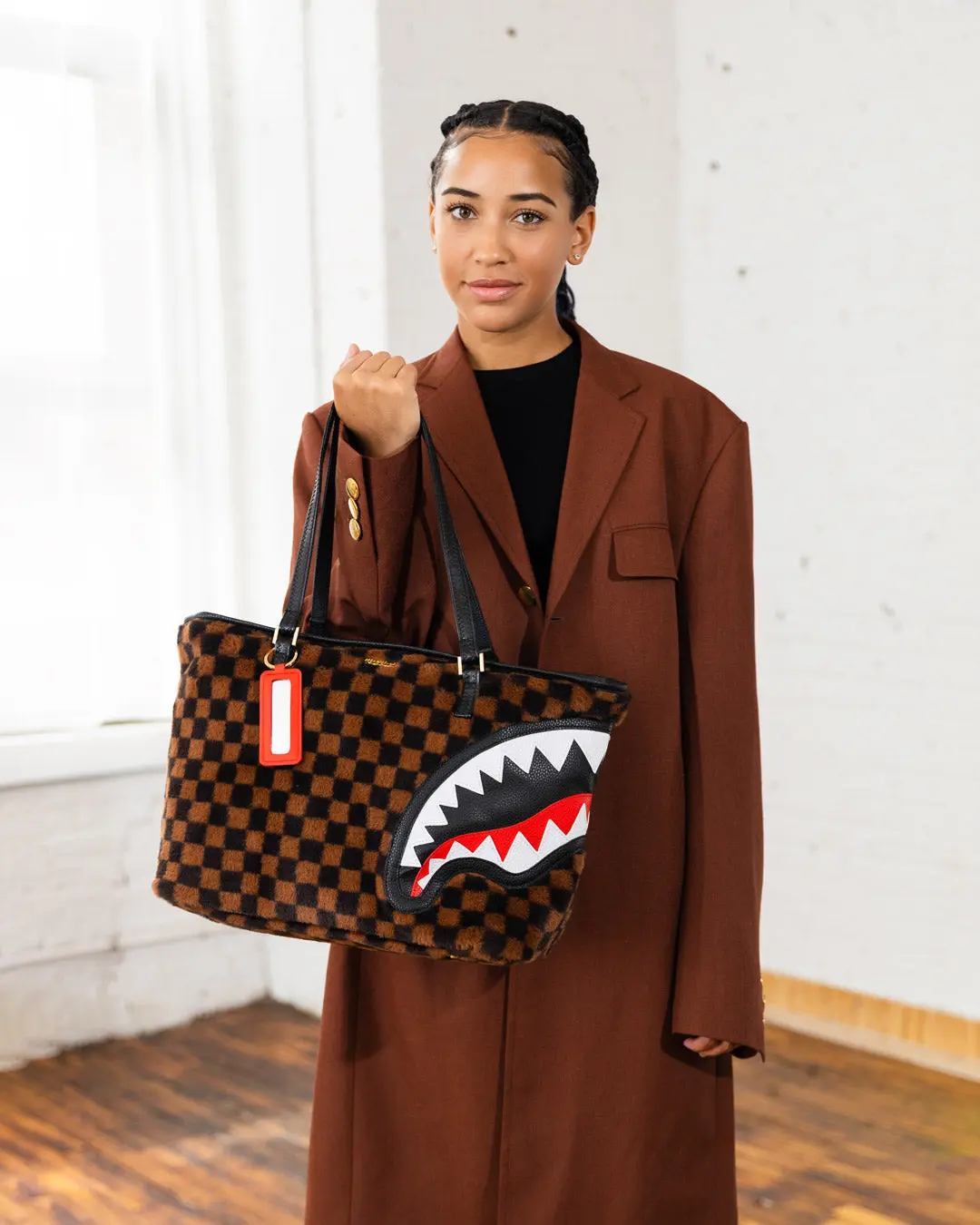 FURRR SHARKS IN PARIS TOTE - Image 2