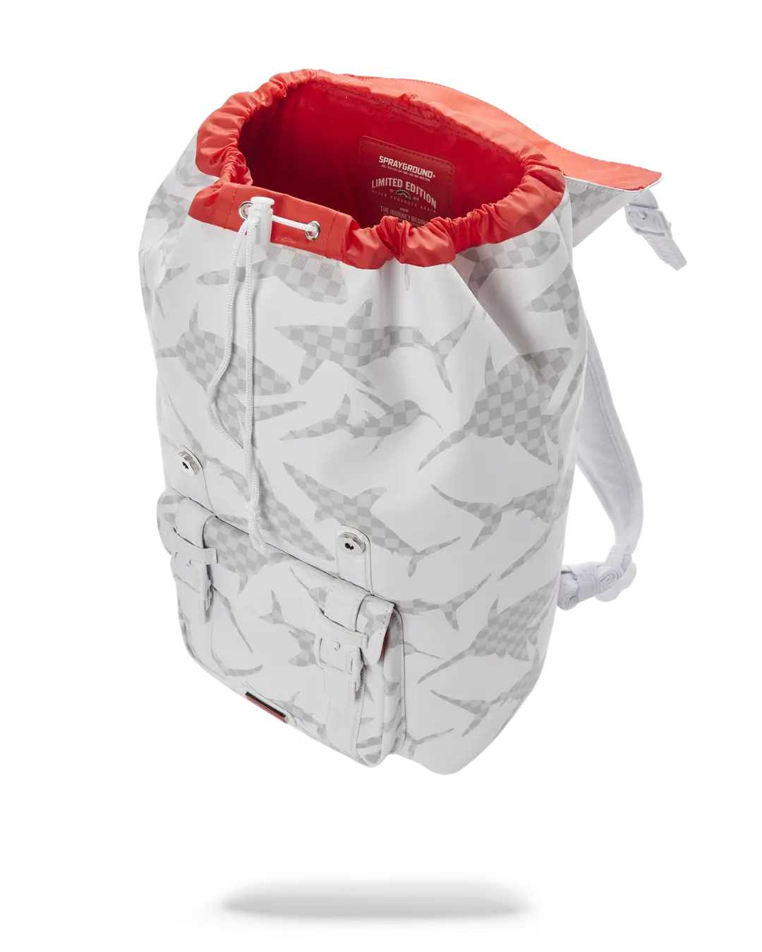 SHARK CHECK (WHITE) HILLS BACKPACK - Image 7