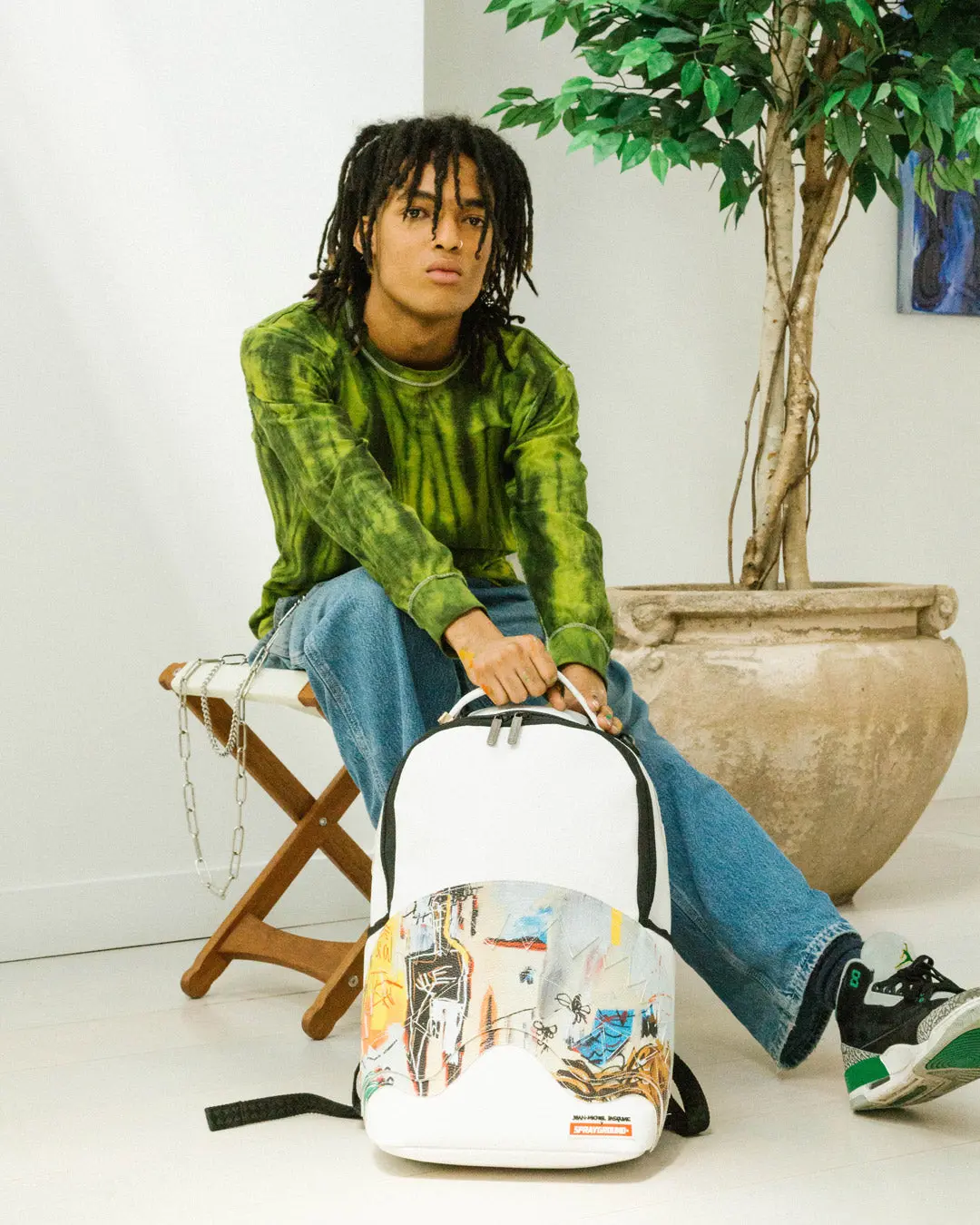 OFFICIAL BASQUIAT ACQUE PERICOLOSE 1981 BACKPACK (DLXV) - Image 4
