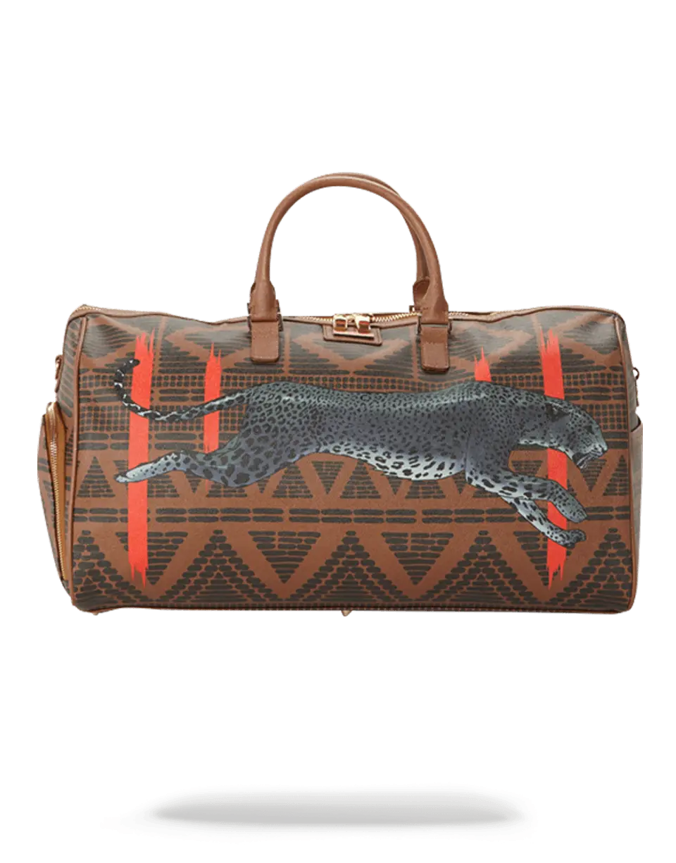 LEOPARDS IN PARIS DUFFLE