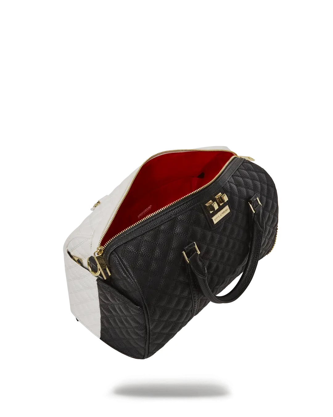 LEVELED UP SPLIT QUILT SHARK MINI DUFFLE - Image 9