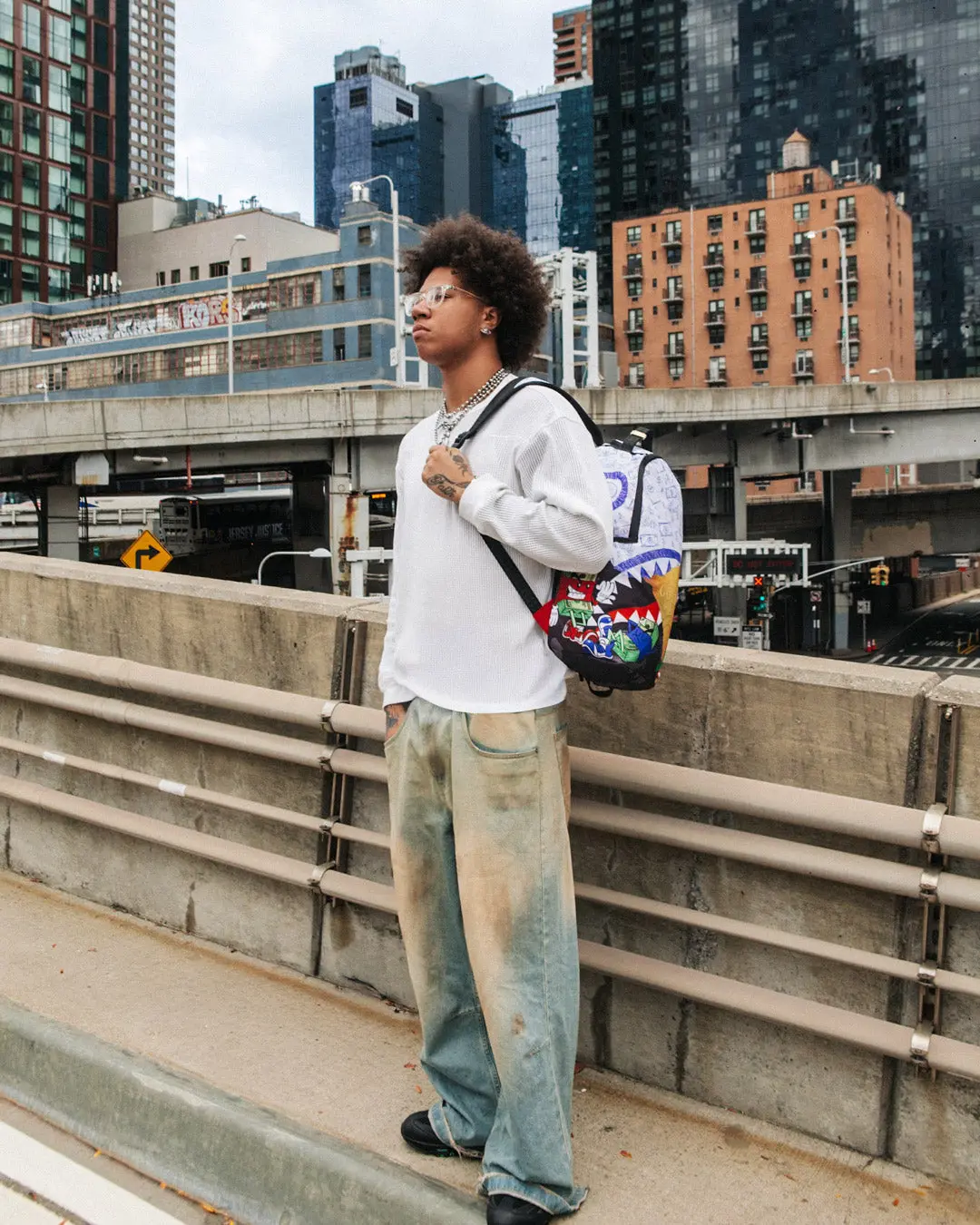 MEAN MONEY COLLAGE BACKPACK - Image 8