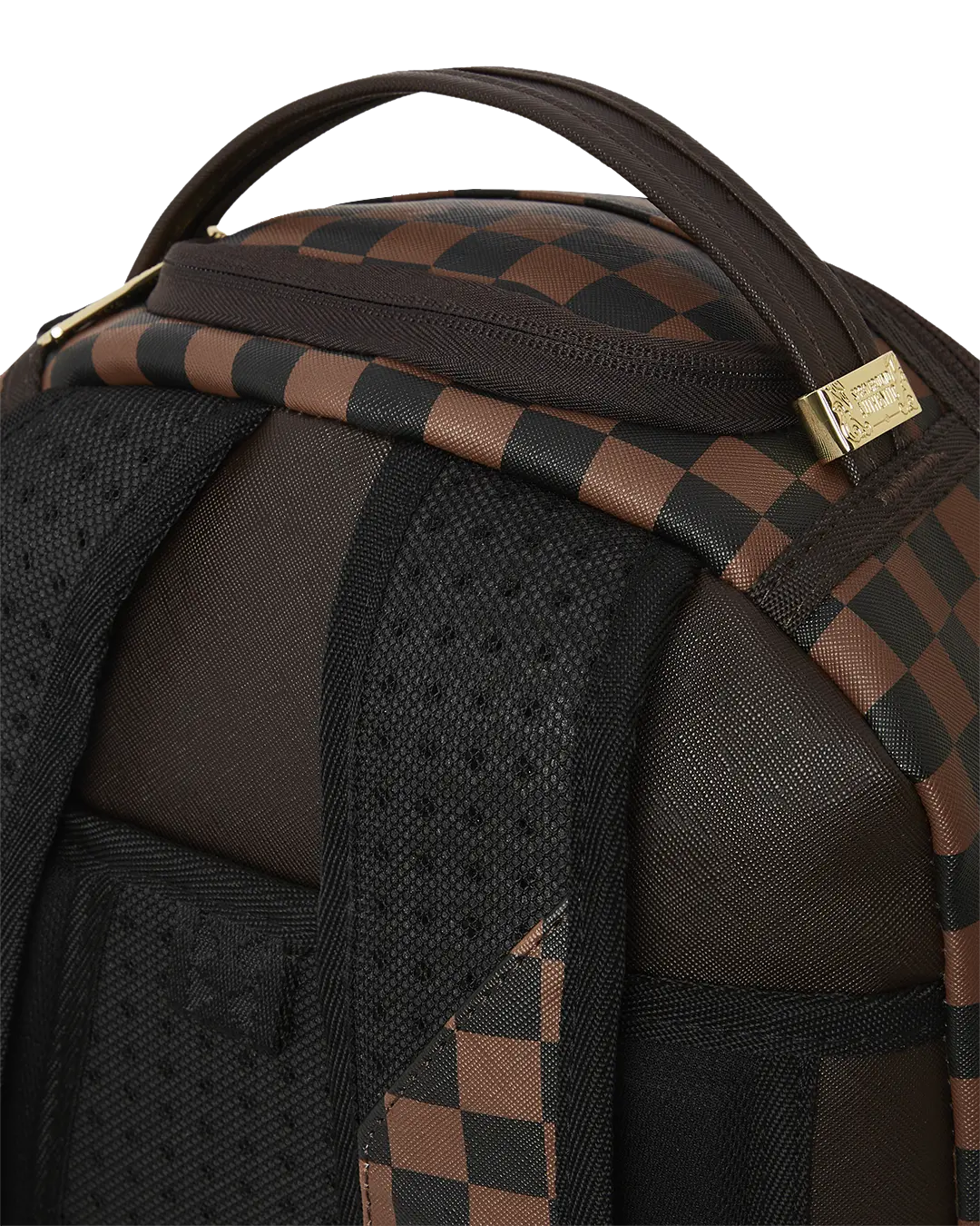 EXTERIOR GOLD ZIP POCKET SHARKS IN PARIS BACKPACK (DLXV) - Image 12