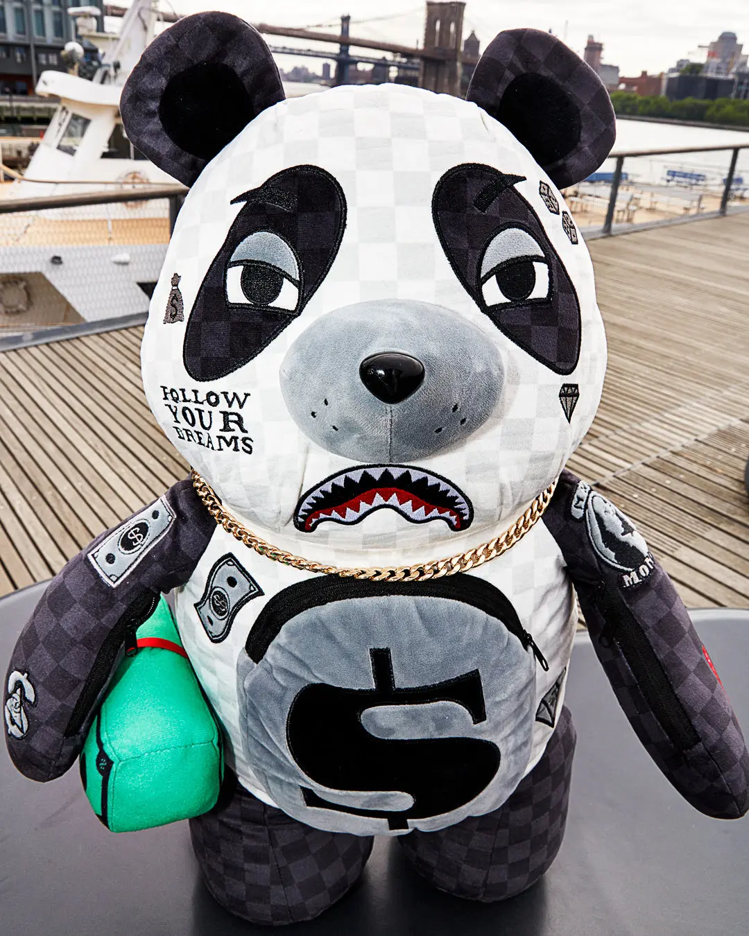 MONEYBEAR TEDDYBEAR BACKPACK PANDA PANDA PANDA - Image 2