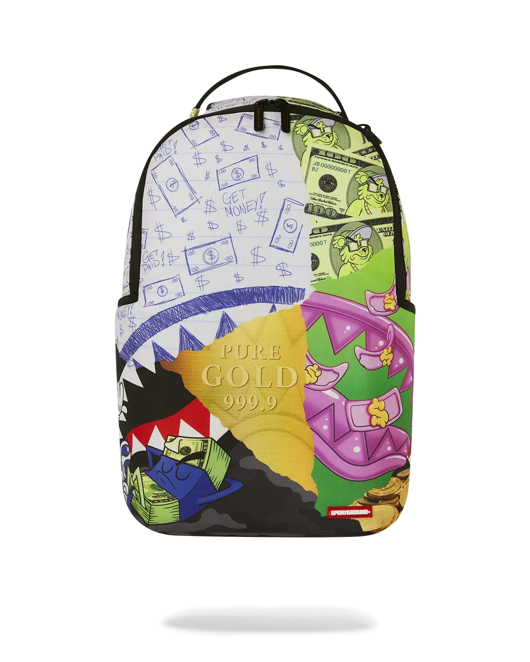 MEAN MONEY COLLAGE BACKPACK