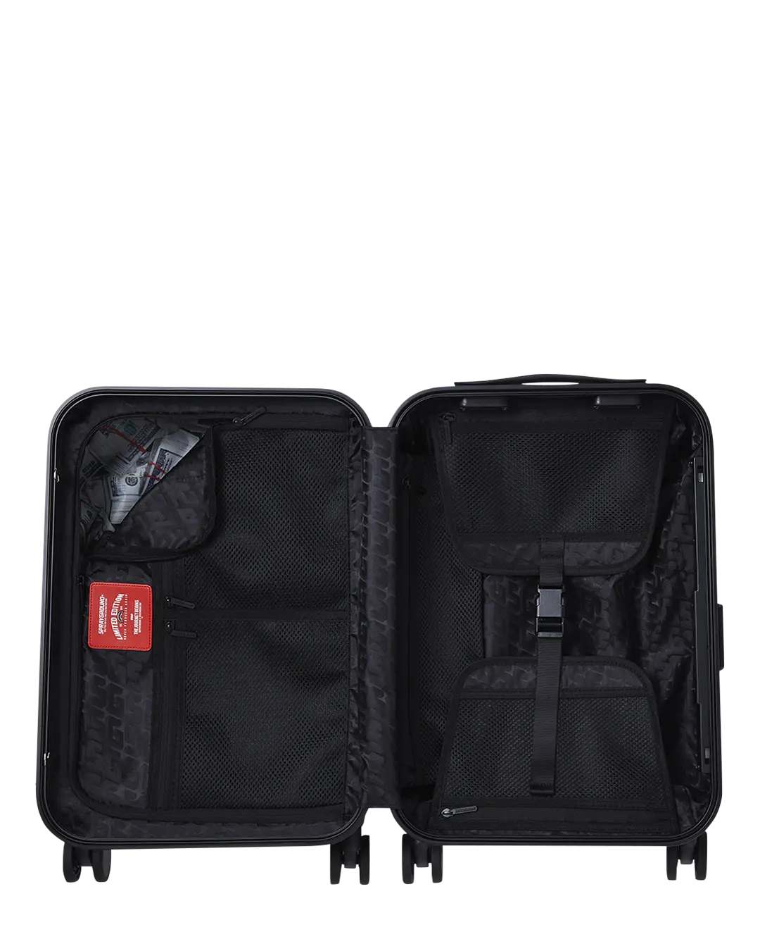 REALITY CHECK SHARKITECTURE CARRY-ON JETBLACK LUGGAGE (GUNMETAL HARDWARE) - Image 18