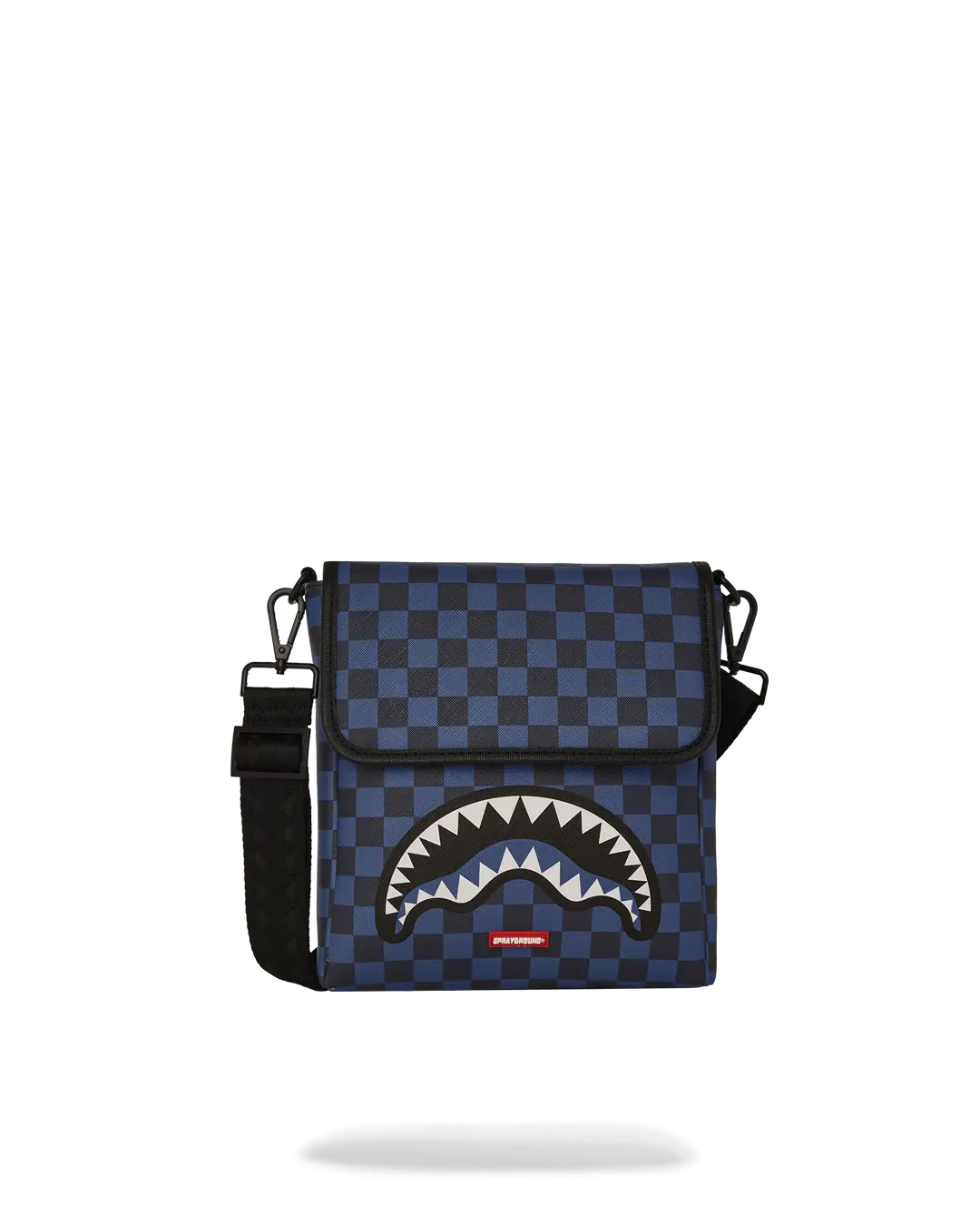 MIDNIGHT MAGIC SHARKS IN PARIS MESSENGER SLING BAG