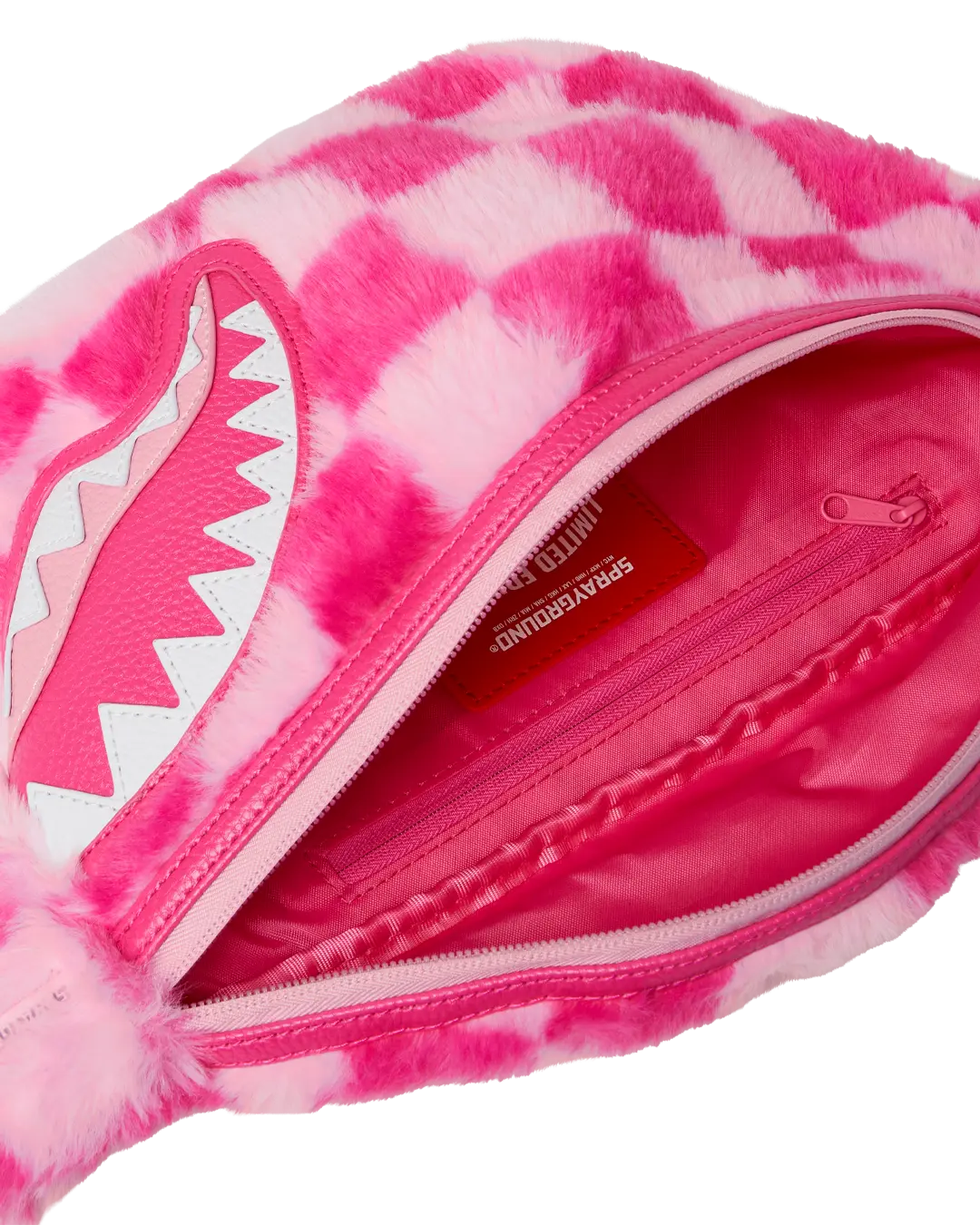 FURZILLA SHARK (PINK CHECK) SAVVY CROSSBODY - Image 7
