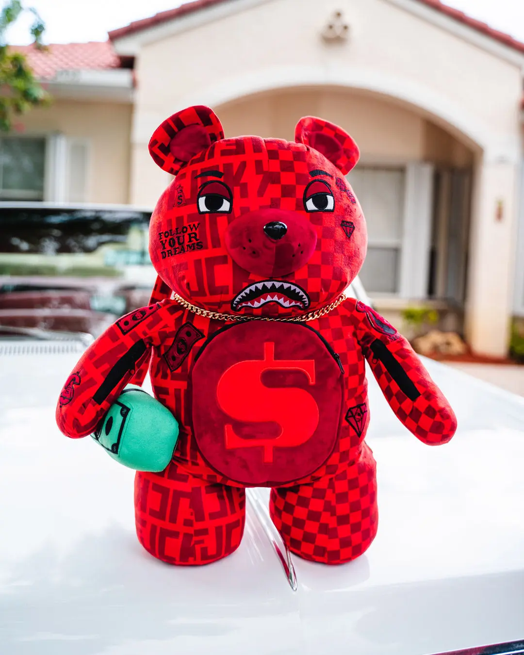 VENI VIDI VICI MONEYBEAR TEDDYBEAR BACKPACK - Image 4