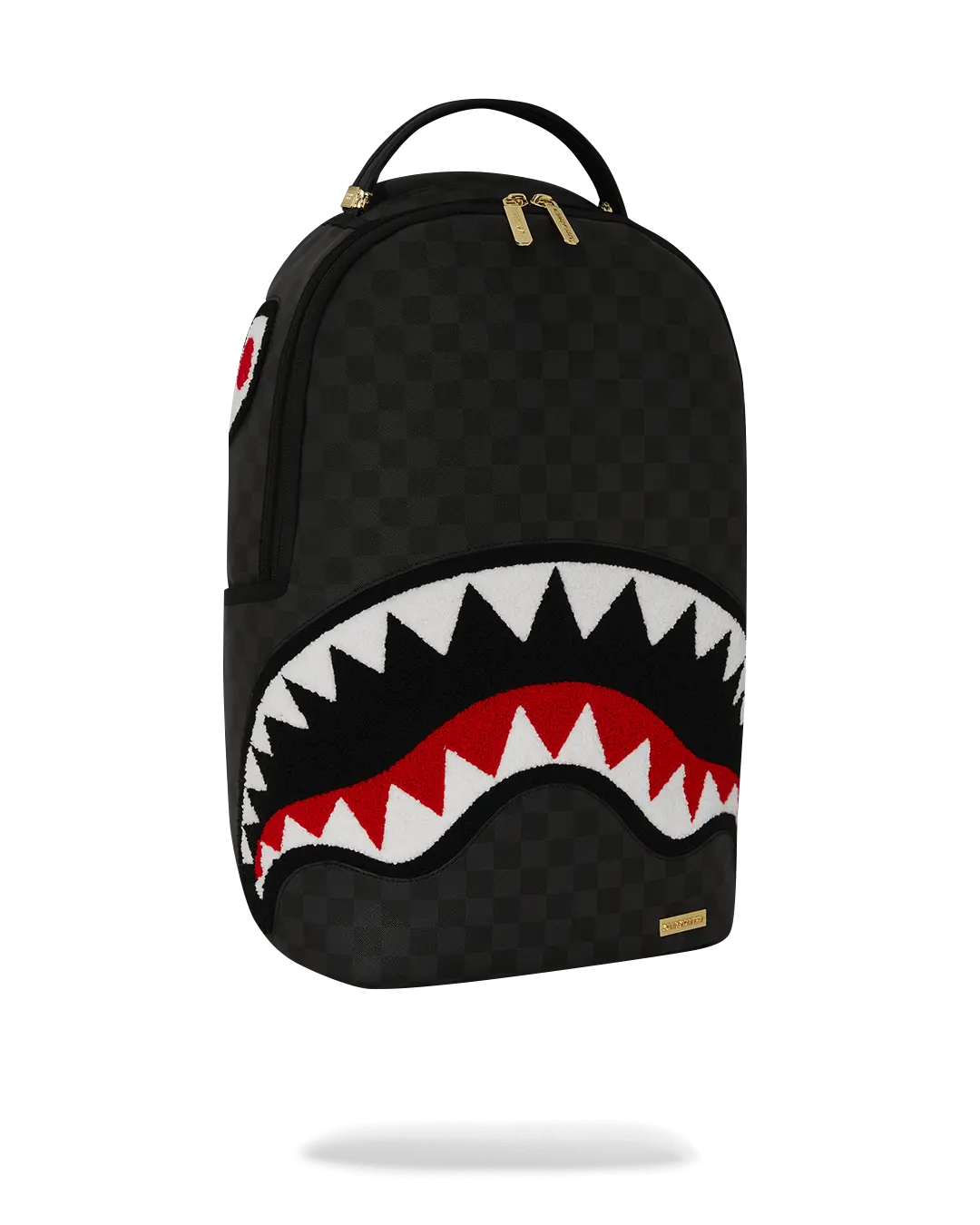 LIGHTS OUT SHARKS IN PARIS CHENILLE SHARK BACKPACK - Image 2