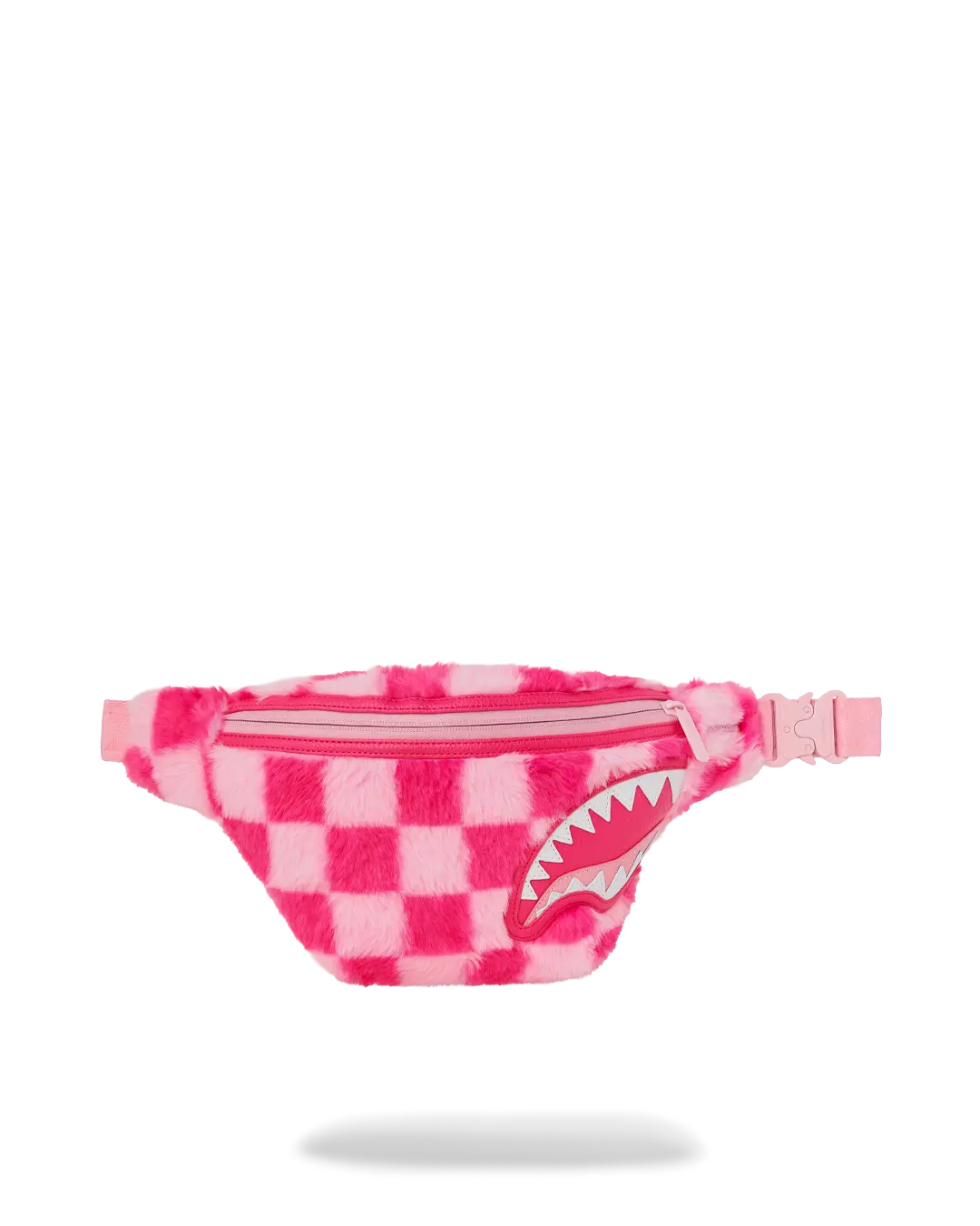 FURZILLA SHARK (PINK CHECK) SAVVY CROSSBODY