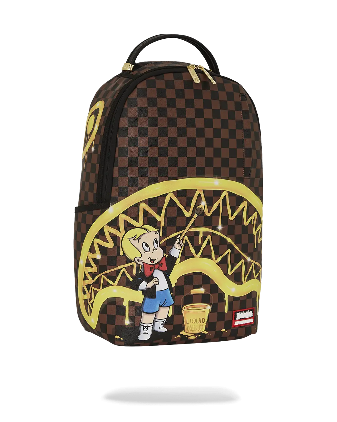 RICHIE RICH PAINT THE SHARK GOLD BACKPACK - Image 3