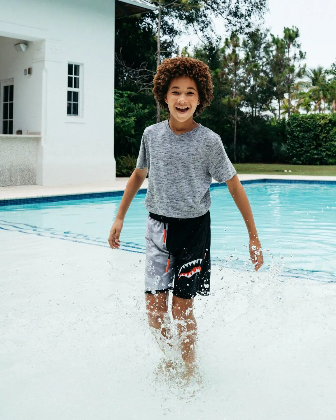 KIDS DAMAGE CONTROL SWIM TRUNKS - Image 2
