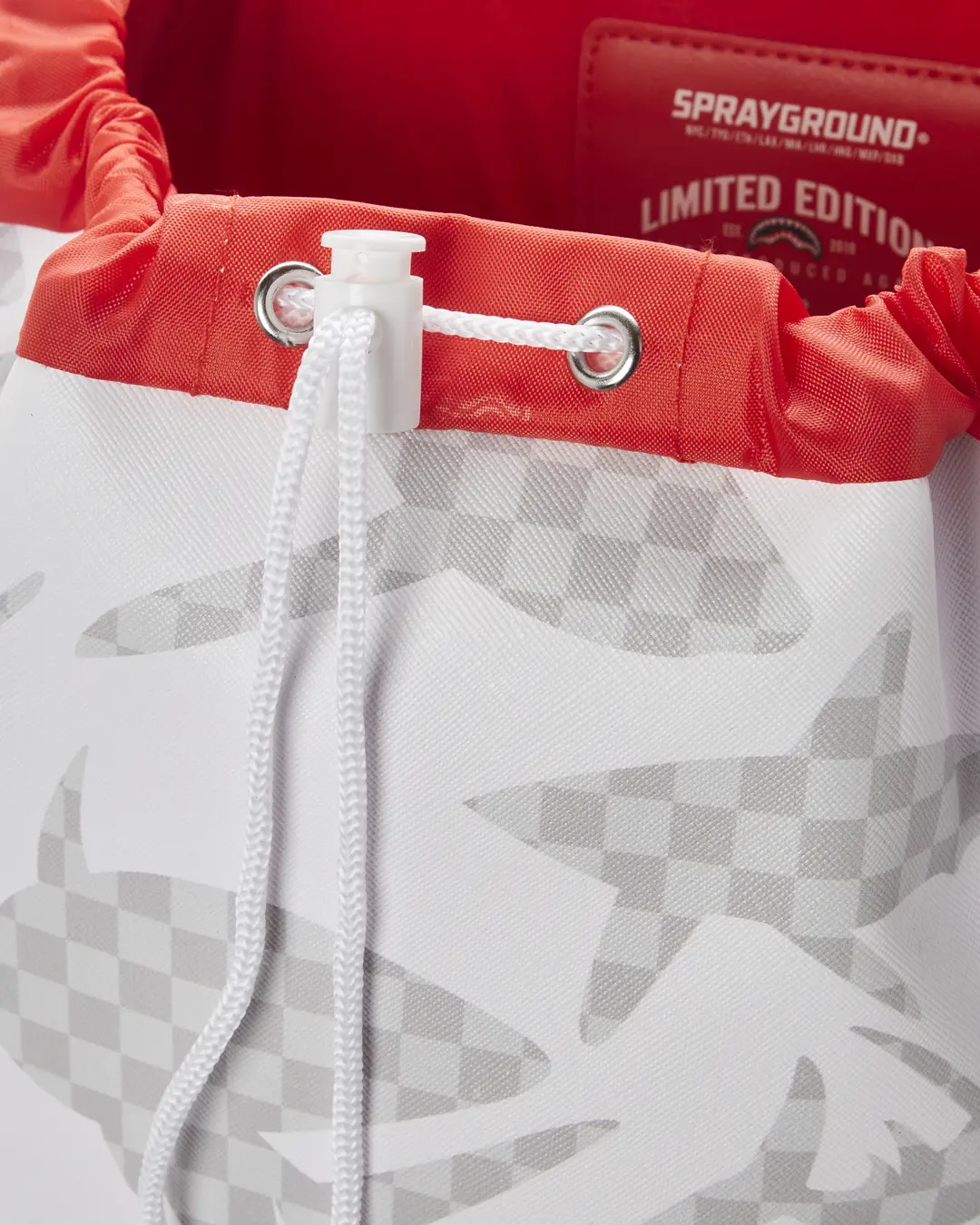 SHARK CHECK (WHITE) HILLS BACKPACK - Image 13
