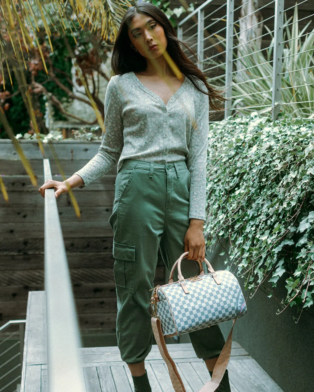 ROSE ALL DAY LA PALAIS MINI DUFFLE - Image 10