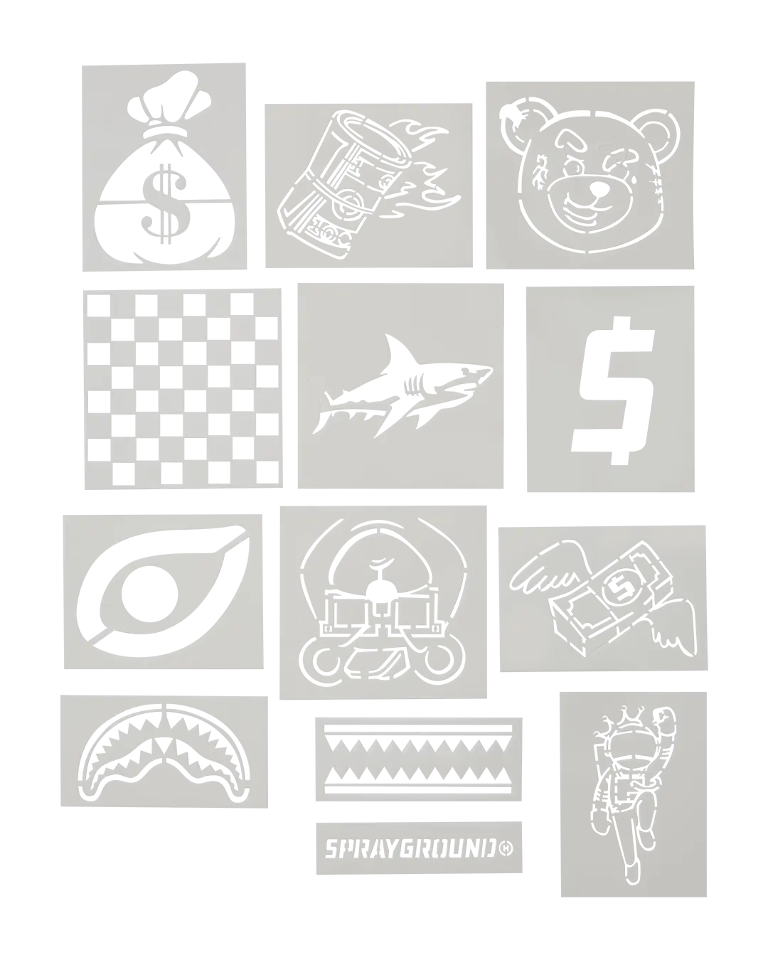 GRAFFITI ARTIST - DESIGN YOUR OWN BACKPACK - 9 STENCILS INCLUDED - Image 2