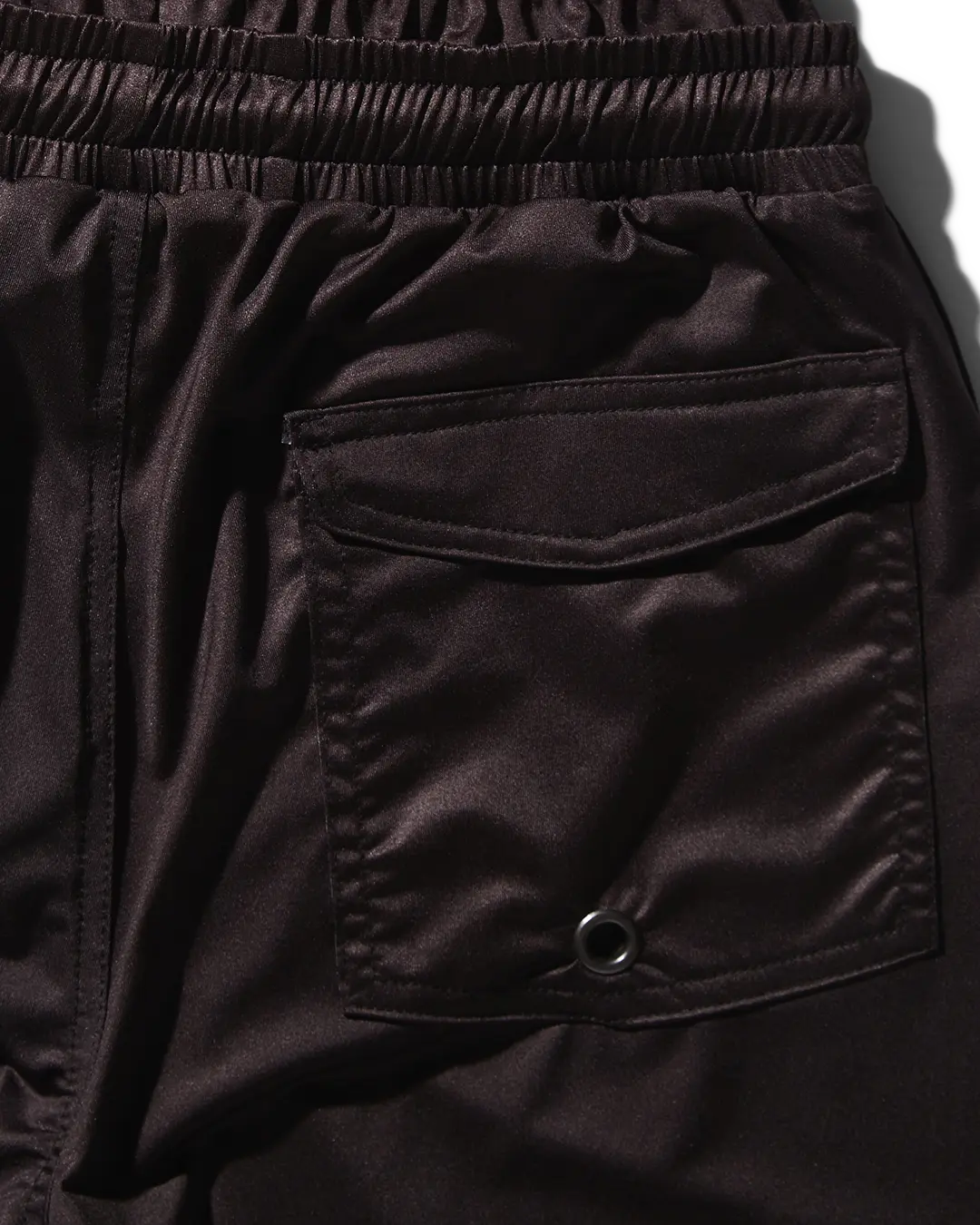KIDS JAPAN WAVE SWIM TRUNKS (BLACK) - Image 4