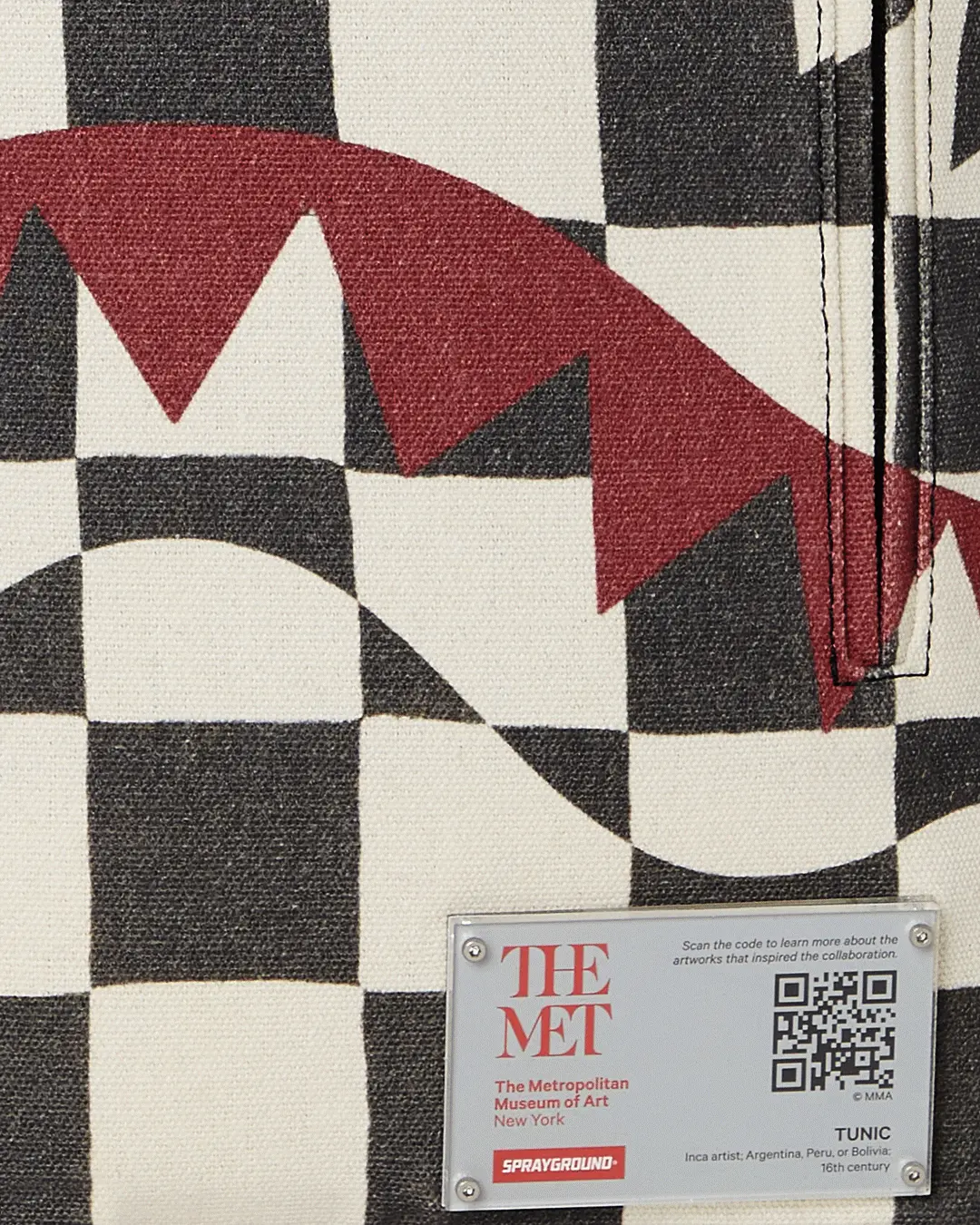 THE MET INCA CHECKERBOARD BACKPACK - Image 12