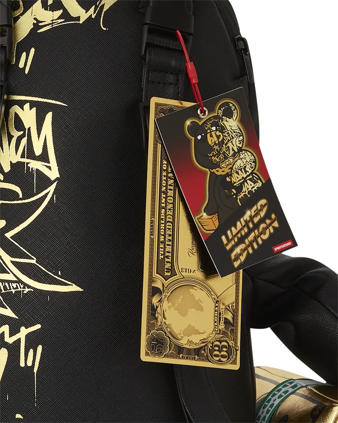 HALF GRAFF GLIDE MONEYBEAR TEDDYBEAR BACKPACK - Image 10
