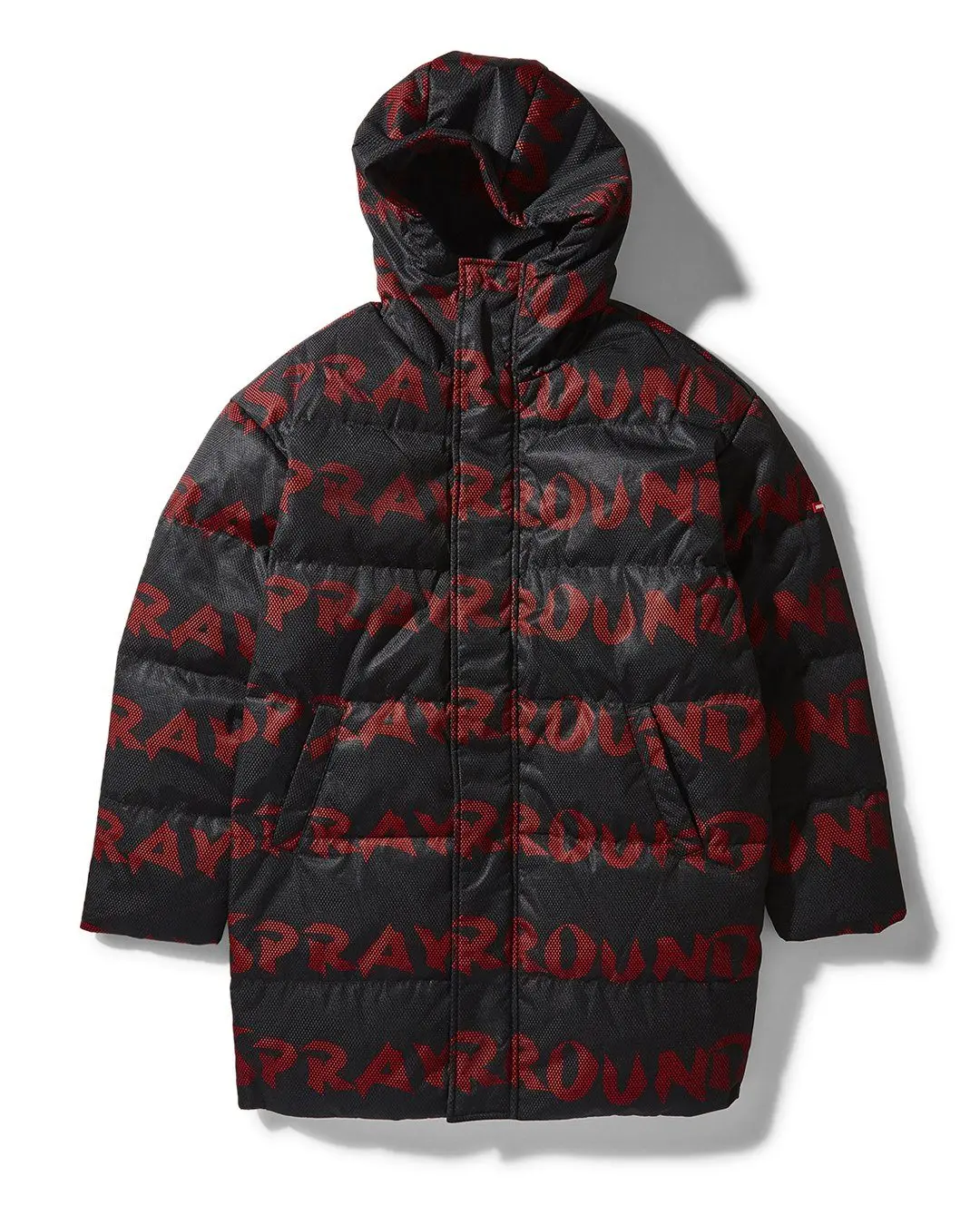 SG GRAFFITI PUFFER JACKET BLACK