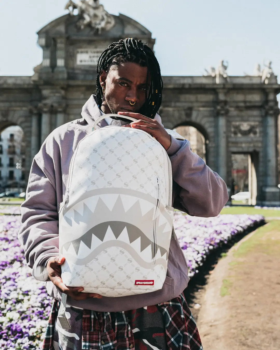 MONEY PATTERN POWDER BACKPACK (DLXV) - Image 4