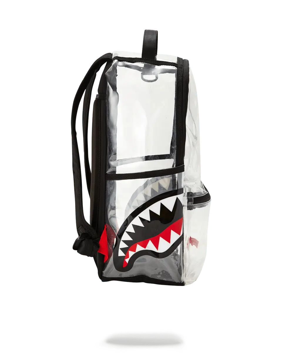 20/20 VISION DOUBLE CARGO SIDE SHARK CLEAR BACKPACK - Image 3