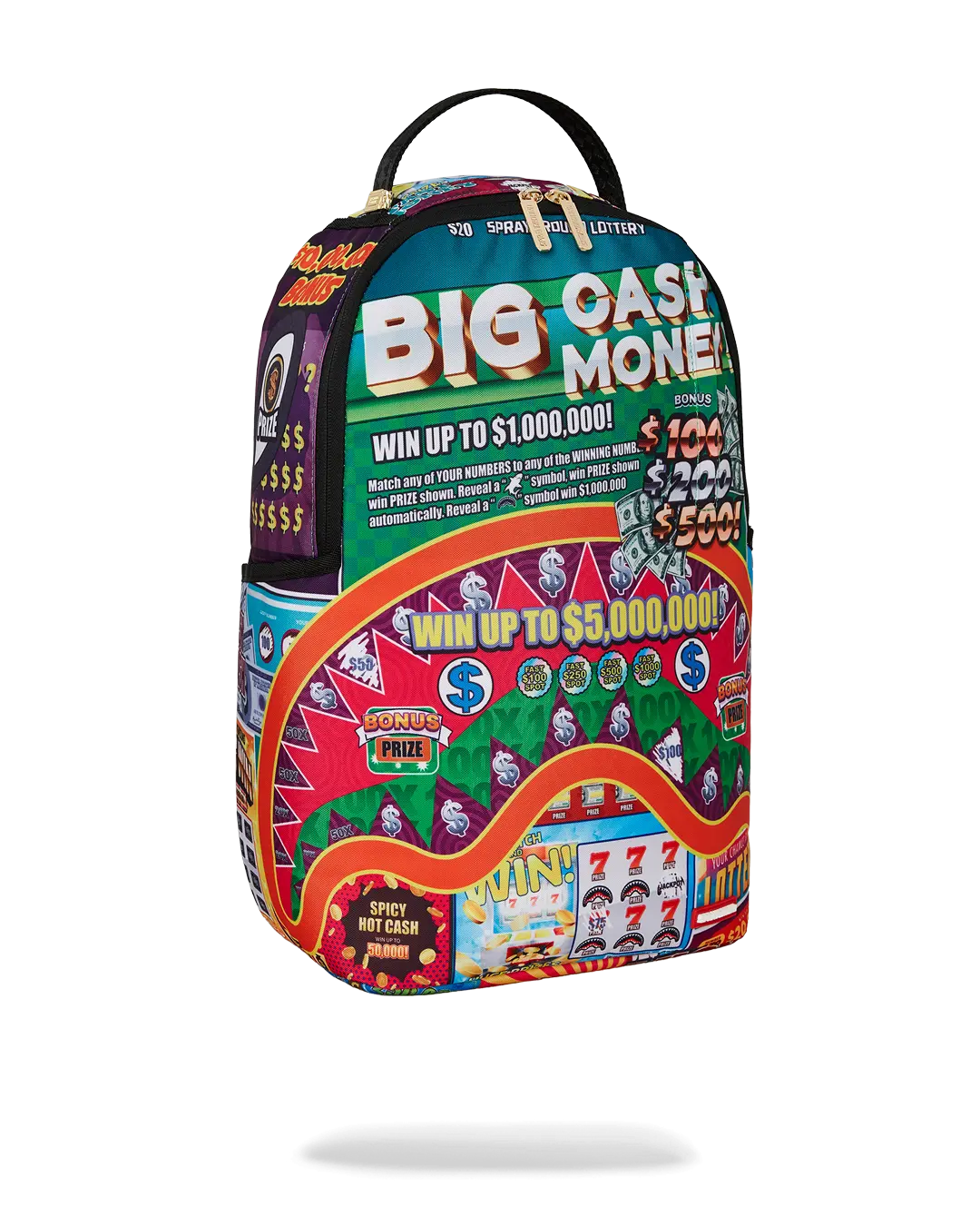 BIG MONEY BIG MONEY BACKPACK (COMES WITH SCRATCH OFF PLAYING CARD) - Image 3