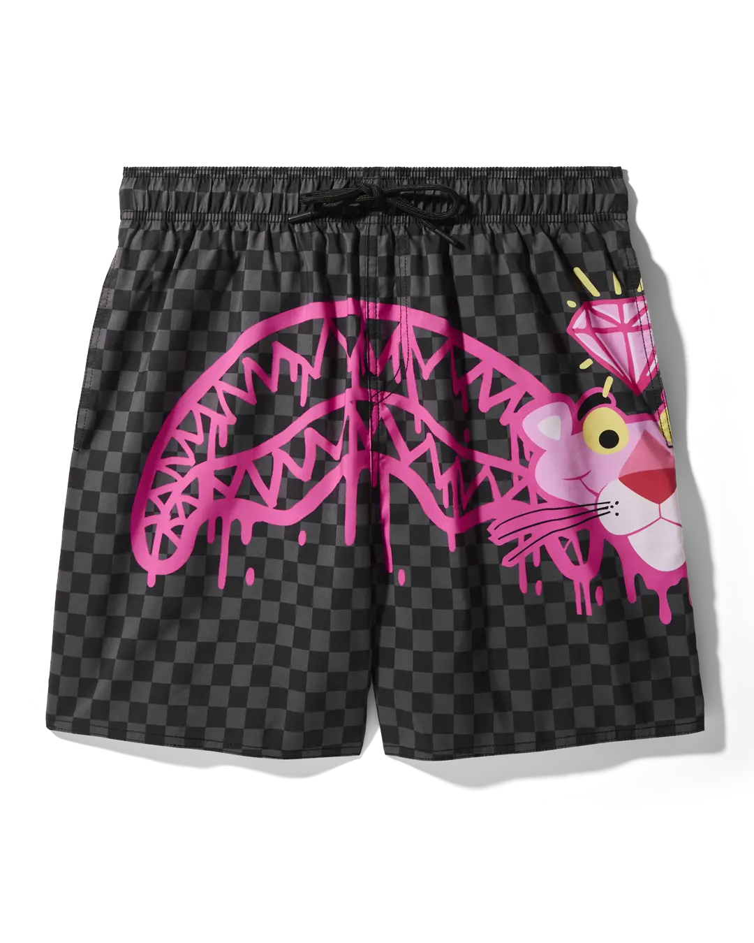 PINK PANTHER DIAMOND SHARK SWIM SHORTS