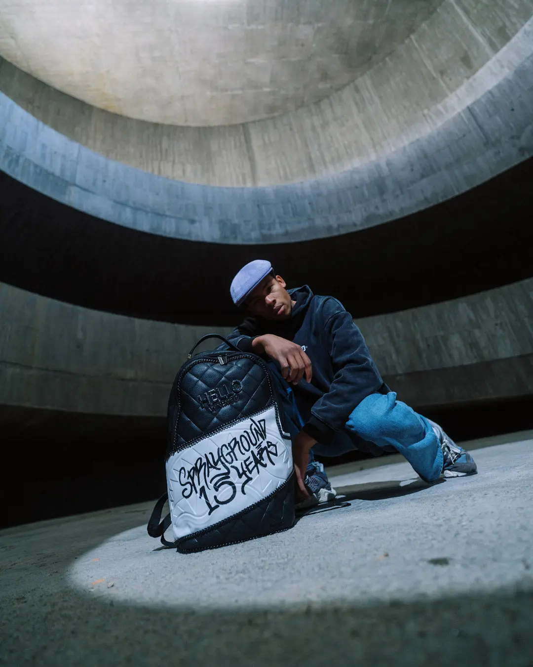HELLO MY NAME IS 15 YEARS QUILTED BACKPACK (SUPER RARE) - Image 2