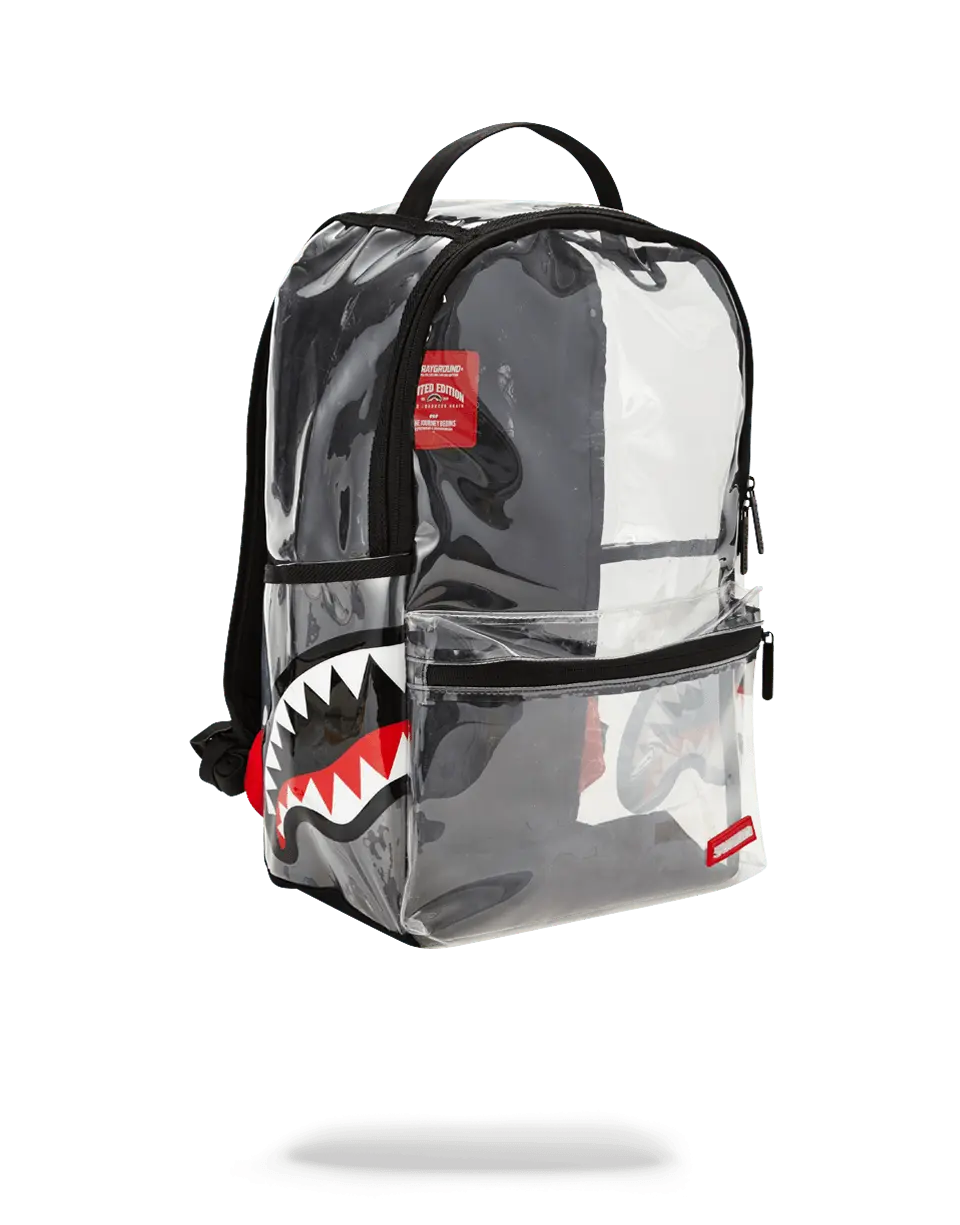 20/20 VISION DOUBLE CARGO SIDE SHARK CLEAR BACKPACK - Image 2