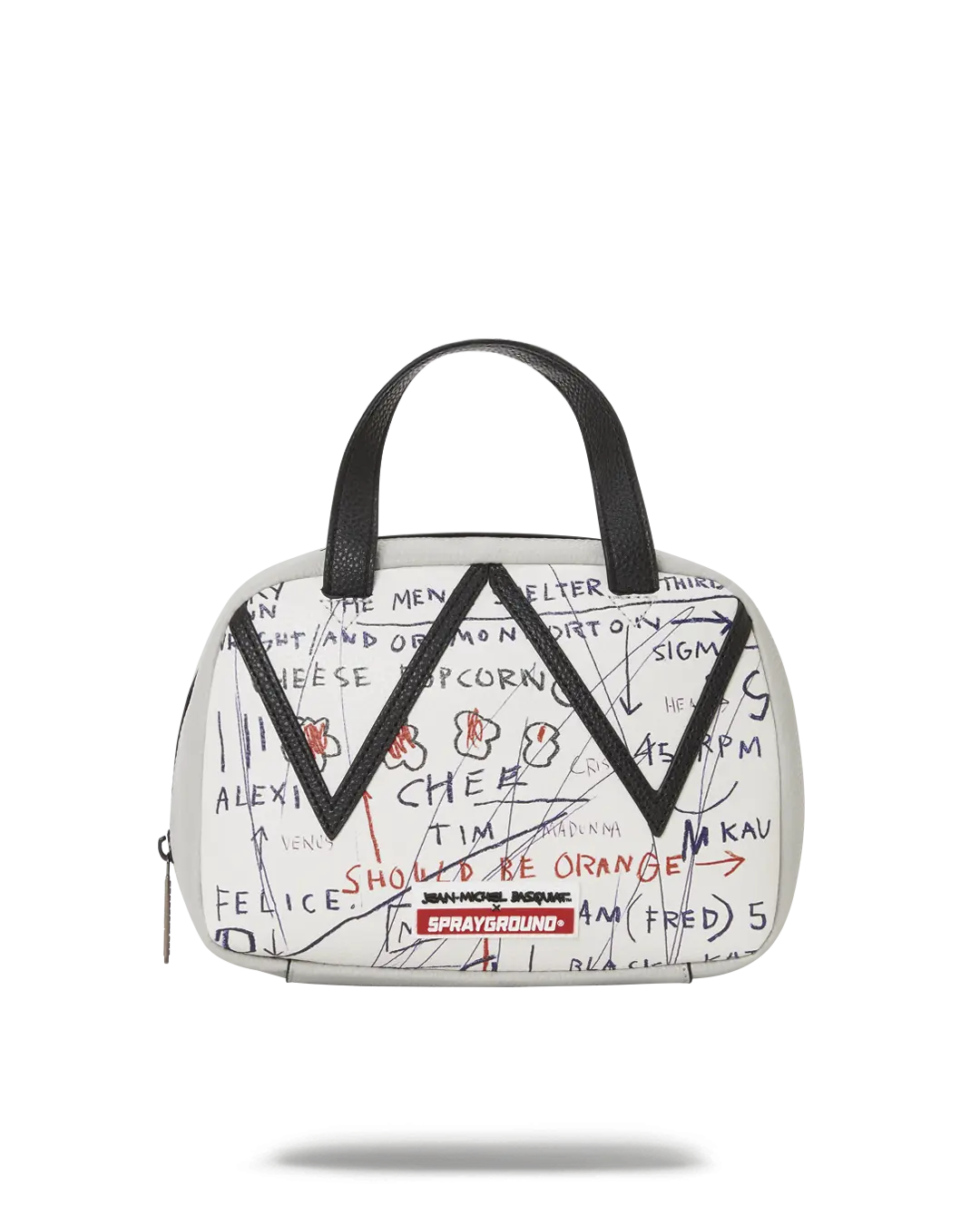 OFFICIAL BASQUIAT UNTITLED (CHEESE POPCORN) 1983 HANDBAG
