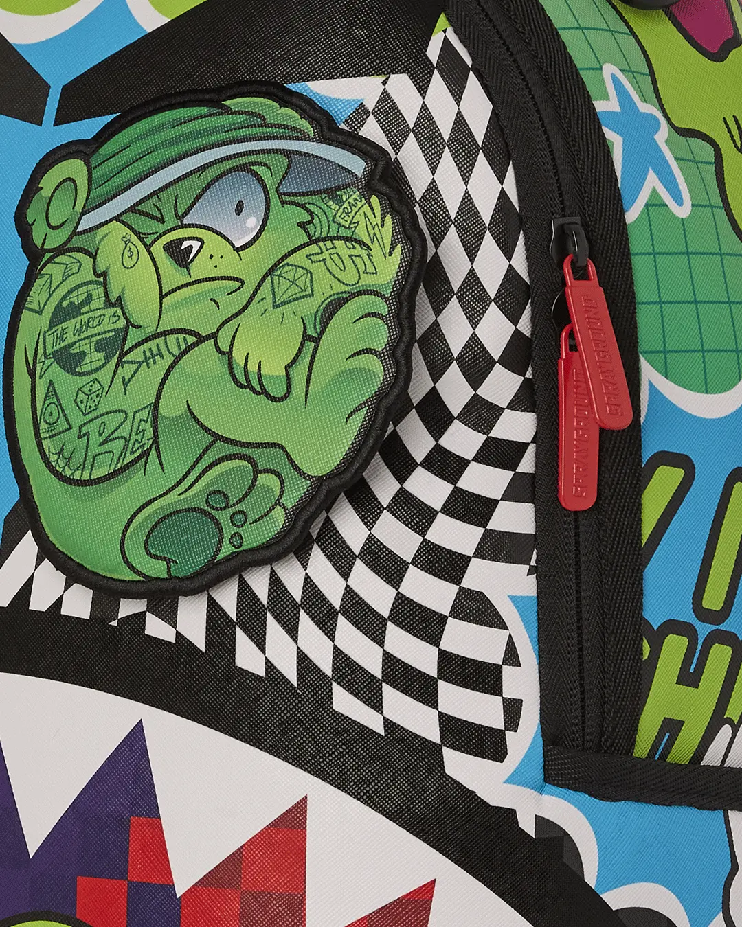 PSYCHO WORLD OF FUN BACKPACK (WITH REMOVABLE VELCRO EYE PATCHES) - Image 11