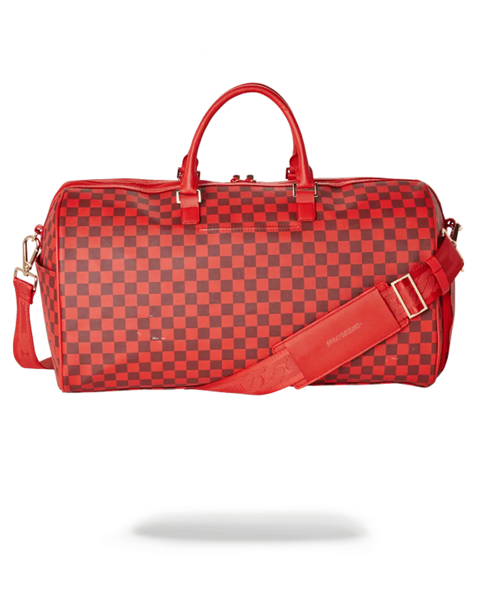 SHARKS IN PARIS DUFFLE (RED CHECKERED EDITION) - Image 4