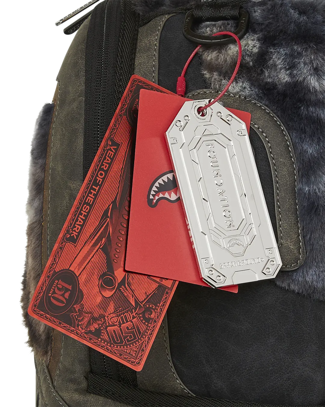 FOUNDATION DAYS FUR COAT SHARK BACKPACK - Image 14
