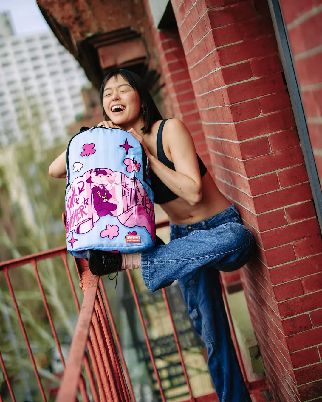 PINK PANTHER CITY STREETS DLXSR BACKPACK - Image 2