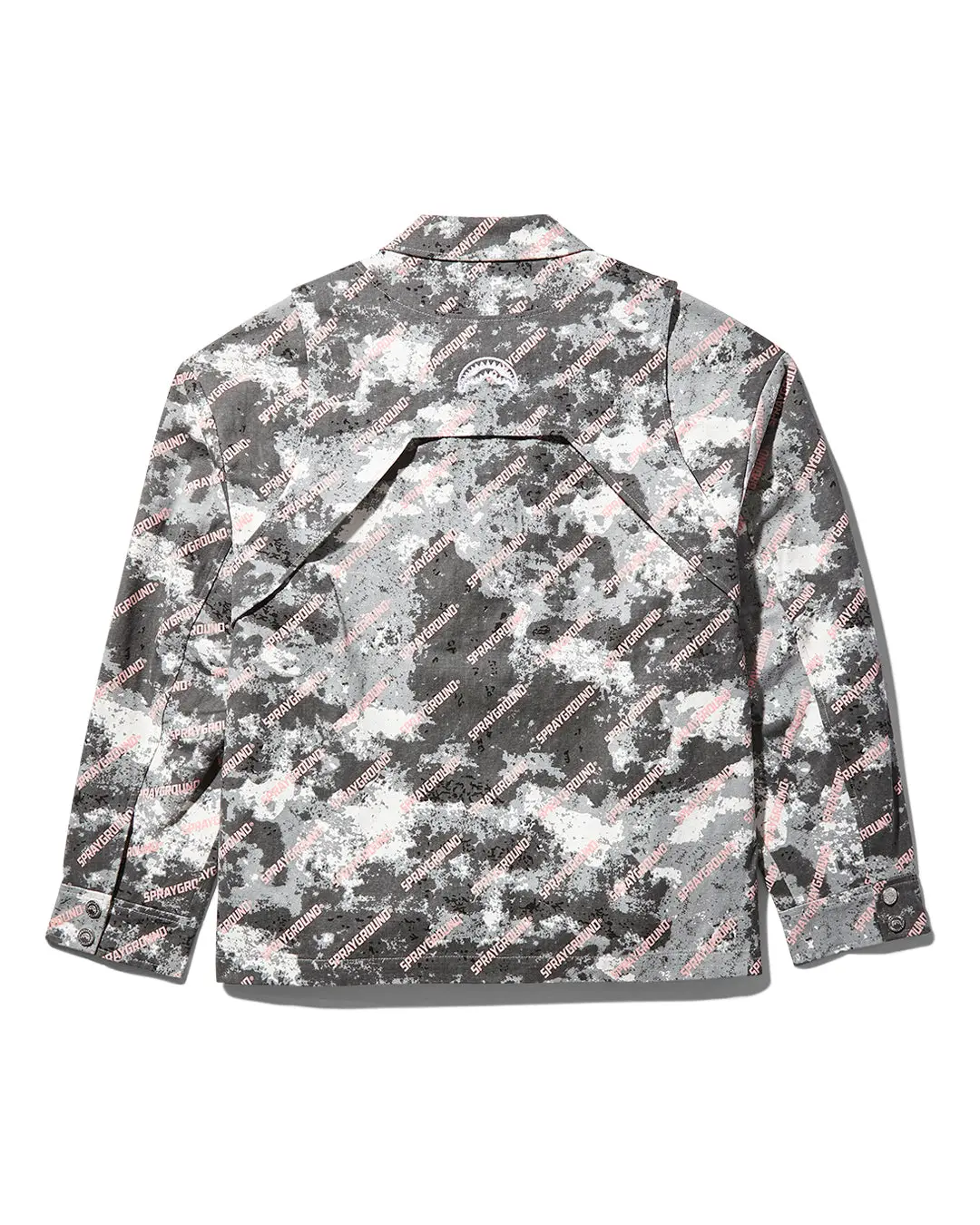 DOUBLE YOKE SNAP FRONT JACKET (GREY) - Image 2