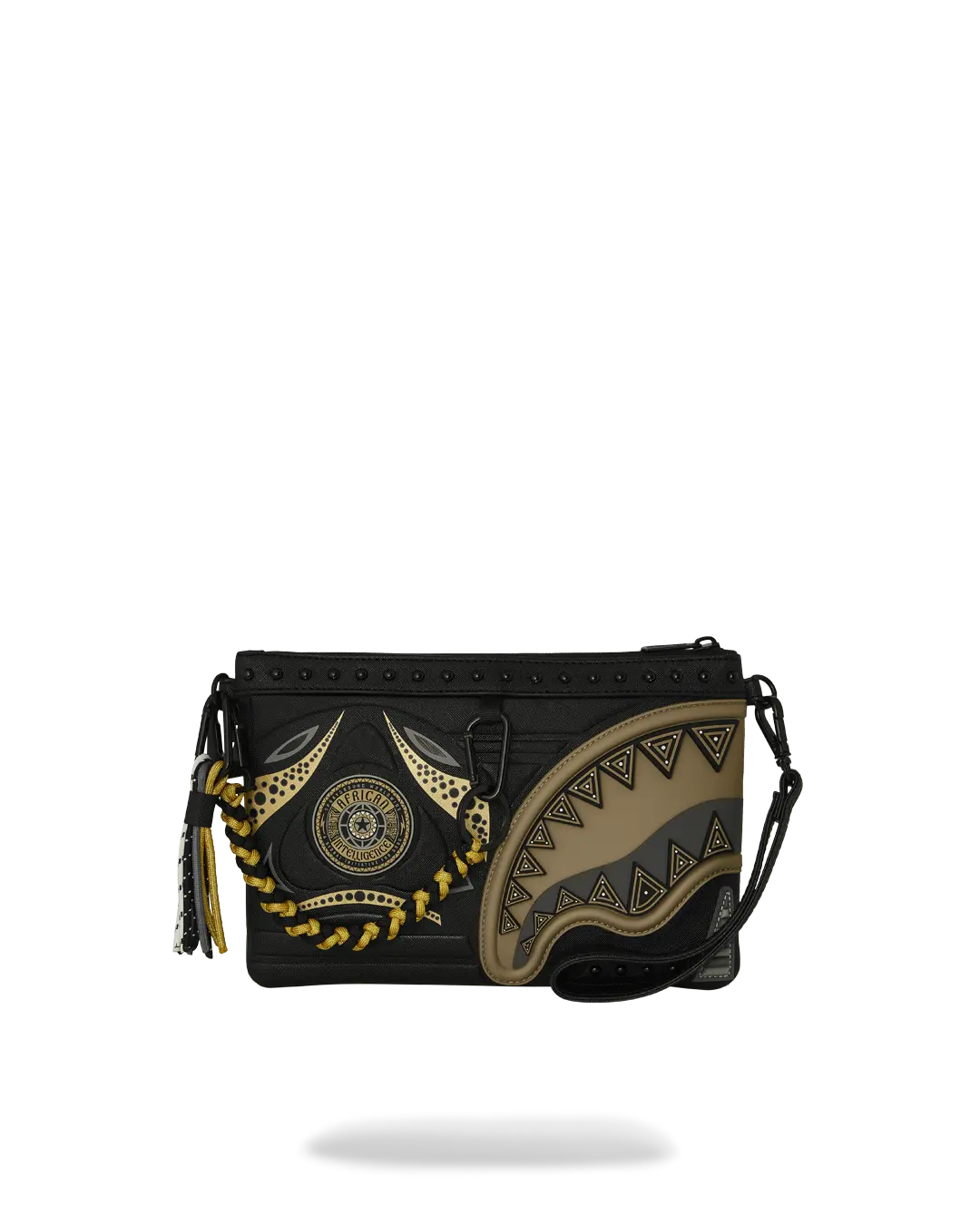 A.I. AFRICAN INTELLIGENCE SHARKS OF THE GOLD OCEAN CROSSOVER CLUTCH - SANDFLOWER COLLAB - Image 5