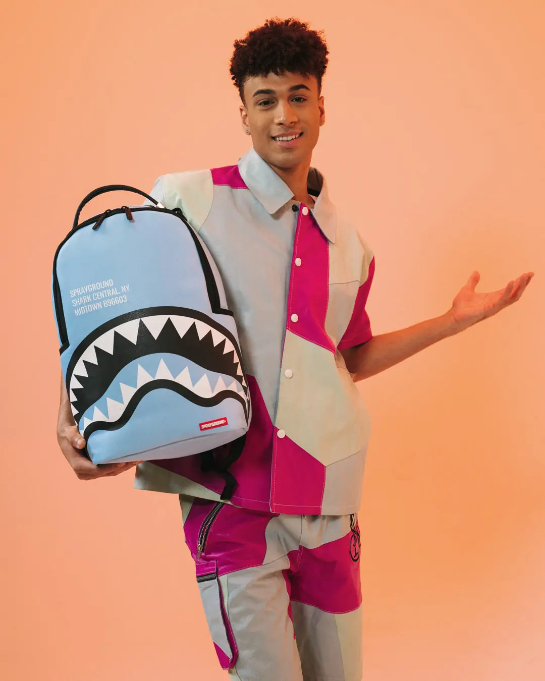 SHARK CENTRAL (BLUE) BACKPACK (DLXV) - Image 4