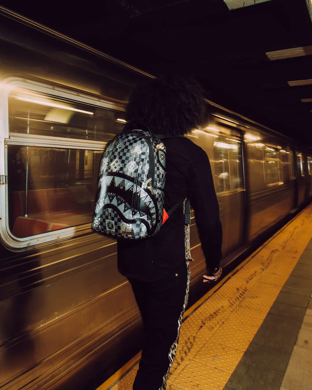 AFRICAN INTELLIGENCE 9 POWER GLYPHICS BACKPACK - SANDFLOWER COLLAB - Image 14