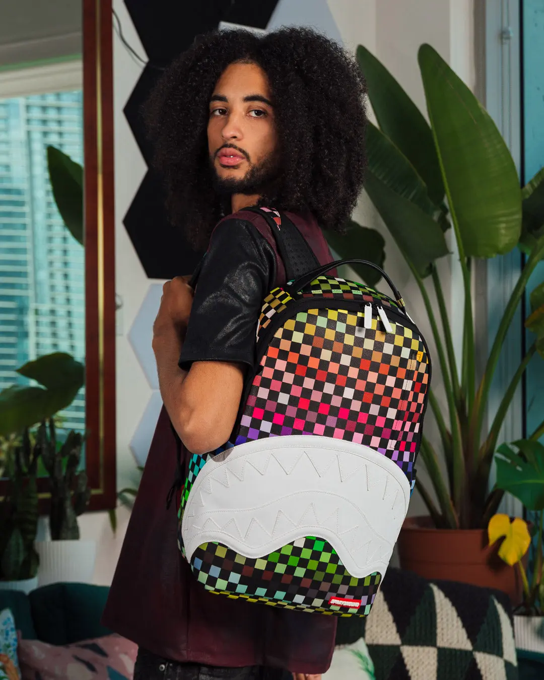 SHARKS IN PARIS THE GRID BACKPACK (DLXV) - Image 2