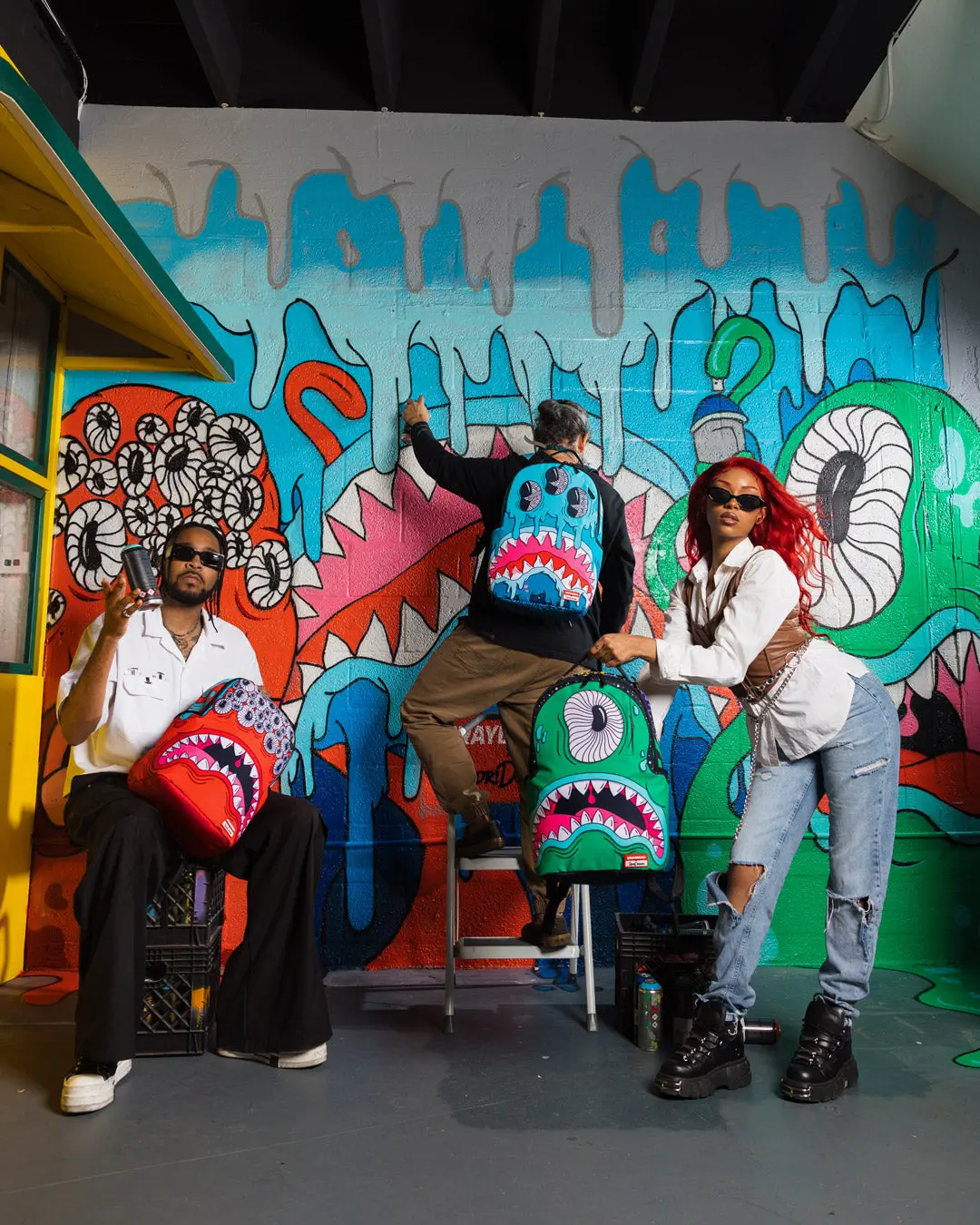 JORGE RODRIGUEZ THE ARTIST COLLAB BLINKY SHARK BACKPACK - Image 12