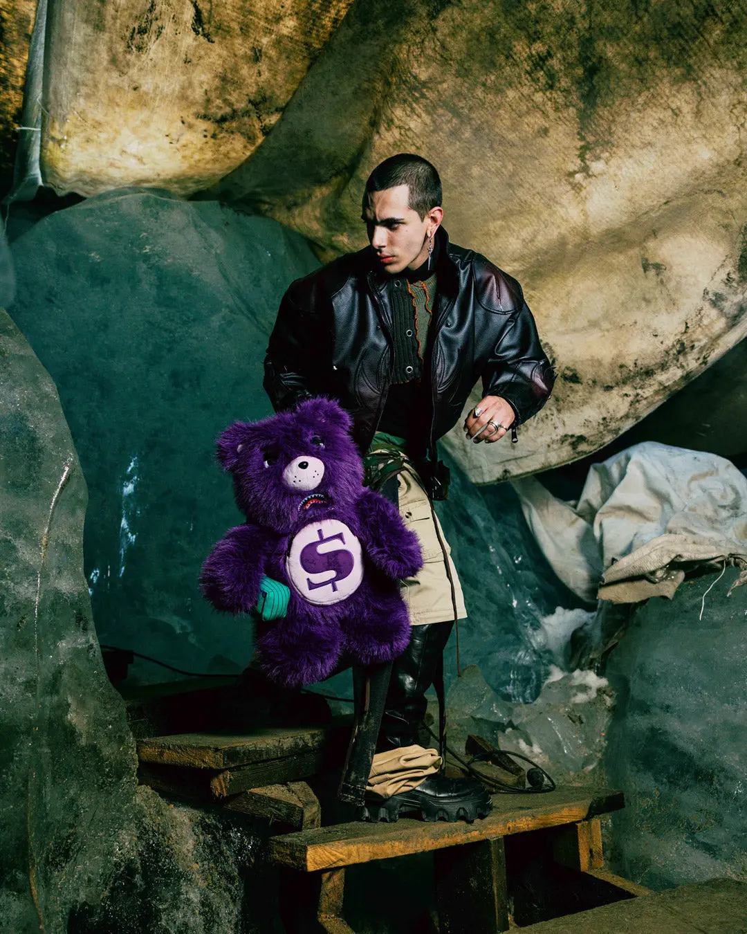 FURZILLA SHARK (PURP) MONEYBEAR BACKPACK - Image 4