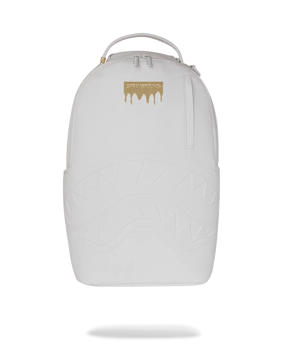 GOLD BRICK LUXE WHITE BACKPACK